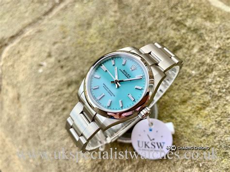 rolex tiffany blue 31mm price